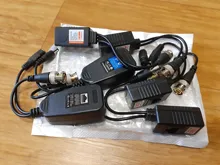Fuente de alimentación de vídeo pasivo, transceptor de Audio Balun para cámara CCTV, BNC a RJ45, 1 par