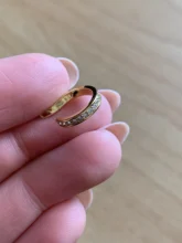 WOOZU-pendientes pequeños de cobre con circonita incrustada, pendientes geométricos de cartílago falso, sin perforación, 100%, 1 Uds.