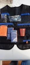 Kit de chaleco táctico para niños, juego al aire libre, soporte para chaleco, serie Nerf n-strike Elite, accesorios