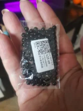 Ojos de muñeca de seguridad negra para manualidades, cuentas de costura de 3-12mm, 100 Uds.