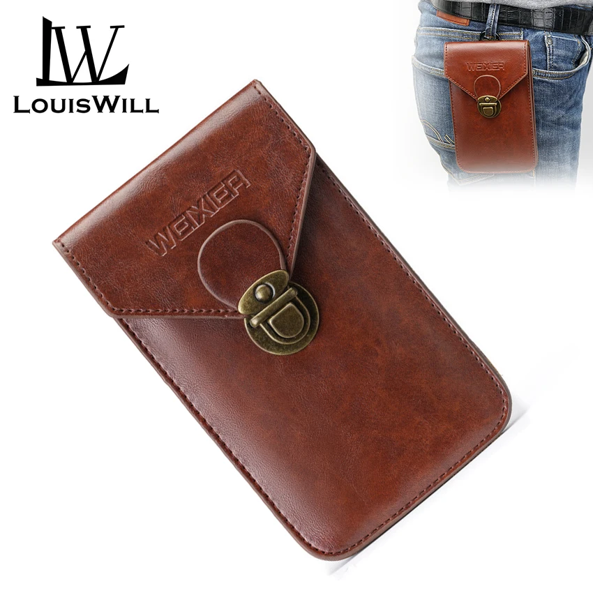 LouisWill Men Waist Packs Retro Cowhide Leather Waist Bags Men Wallets Mobile Phone Belt Bum Pouch PU Wallet
LouisWill Men Waist Packs Retro Cowhide Leather Waist Bags Men Wallets Mobile Phone Belt Bum Pouch PU Wallet