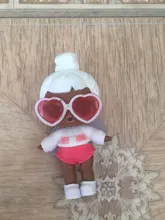 L O L Juego de ropa Original para niños, accesorios de botellas, traje de vestido para LOL de 8 cm, muñecos de la gran hermana, unicornio, 1 Juego