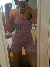 Chicology-Mono corto ajustado con estampado de dólares para mujer, pantalones cortos, ropa de calle sexi, pantalón corto de neón para mujer 2020