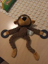 Juguete para mascotas de pana en forma de Donkey, juguete para morder de pana para perro, cachorro, muñeco de felpa con sonido, suministros para Entrenamiento de mascotas