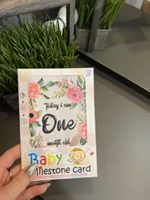 Pegatina de 12 Uds. Fotografía de bebé de meses para, hito conmemorativo mensual para niños recién nacidos, tarjeta conmemorativa, accesorios para fotos con números