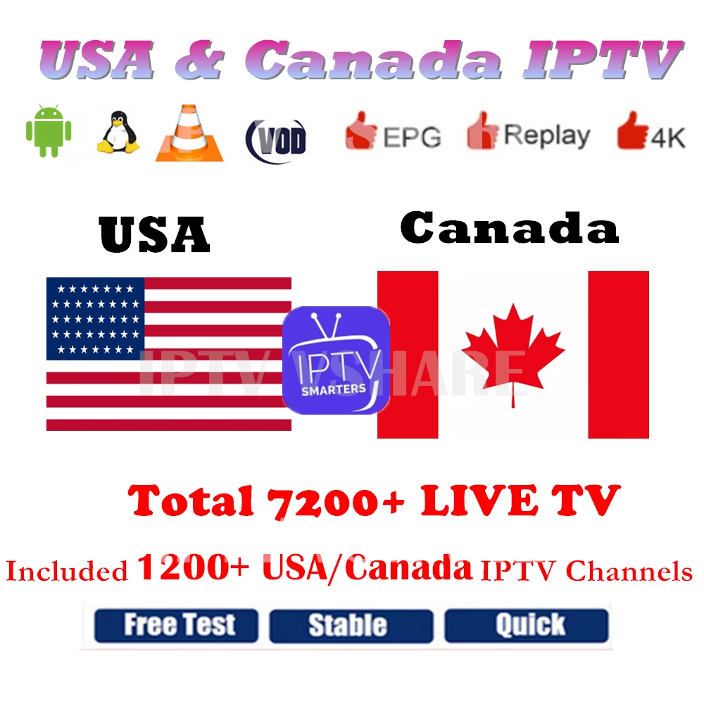 IPTV Smarters PRO USA IPTV Canada IPTV Subscription Free Watch 6/12 Months IPTV Europe Android TV box Smart TV M3U8 VLC
IPTV Smarters PRO USA IPTV Canada IPTV Subscription Free Watch 6/12 Months IPTV Europe Android TV box Smart TV M3U8 VLC