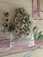 NINDEJIN-tuerca de remache de cabeza plana, m3 m4 m5 m6 m8 m10 m12 de acero inoxidable rivnut, sombrero con remaches chapados en zinc, 2-30 Uds.