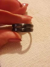 Anillo de diseño sencillo para hombre, accesorios de dedo, color morado y negro, joyería para cumpleaños