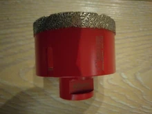 SHDIATOOL 1 pieza de brocas de perforación de diamante soldadas al vacío azulejo de porcelana M14 brocas de conexión mármol , piedra , sierra de masonryHole