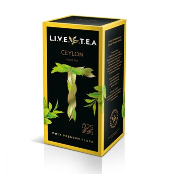 Tea live Tea "Ceylon", Black, 25 bags
Tea live Tea "Ceylon", Black, 25 bags