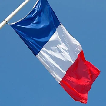 Flag DE France big. Includes 2 holes for MASTIL or rope.
Flag DE France big. Includes 2 holes for MASTIL or rope.
