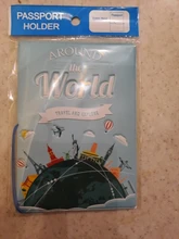 Funda de pasaporte para hombre y mujer, cubierta para pasaporte de viaje, diseño 3D de cuero Pvc, bonito
