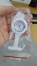 Broche Digital analógico con Clip de Color sólido, reloj de bolsillo médico para enfermera, baterías de regalo, accesorio de decoración de reloj de cuarzo médico, nuevo