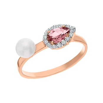 Silver ring with amethyst, cubic zirconia, jewelry glasses and pearls imitation sunlight sample 925 test
Silver ring with amethyst, cubic zirconia, jewelry glasses and pearls imitation sunlight sample 925 test