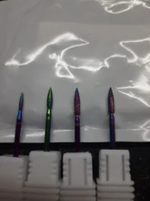 Taladro de uñas con 6 formas de diamante, brocas de corte de cutículas para manicura, limas de uñas, XC01-XC06 de fresado eléctrico