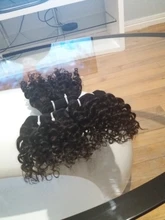 Hair-Bundles Human-Hair-Extensions Calla Kinky Curly Dark-Brown Double-Draw Natural Weft
