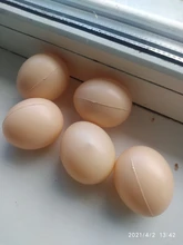 Juego educativo para incubar huevos de gallina, simulación de cría de huevos artificiales de plástico, pintura artesanal, huevo de Pascua, 5 uds.