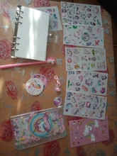 Cuaderno Kawaii de unicornio en espiral, conjunto A6, planificador semanal, hojas para diario, Bloc de notas para regalo para estudiante infantil, almohadilla de escritura de papelería