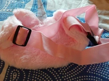 Riñonera de unicornio para mujer, Cangurera de felpa con dibujos animados, bolso de pecho para teléfono de viaje a la moda, 2021