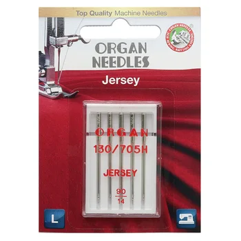 Organ Needle Jersey 5/90 blister
Organ Needle Jersey 5/90 blister