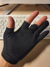 Guantes de pesca con corte de tres dedos para hombre, herramienta antideslizante, guantes para pesca al aire libre, guante de elasticidad, accesorios de pesca, buscador de peces