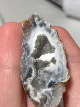 1Pc Natural ágata Geode de colección de minerales curativos piedras de cristal cuentas mitades para Diy colgante de joyería de las mujeres haciendo