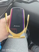 Soporte de carga rápida Qi para teléfono de coche, montaje de Sensor infrarrojo automático para iPhone X, XR, XS, 12, 11, 8, Samsung S20, S10, S9, S8