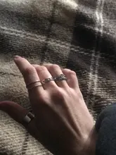 Anillo abierto de 15 estilos de Color plateado antiguo cara sonriente y feliz para mujer, anillos ajustables con caras múltiples Smiley simples huecas, A908