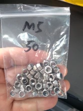 Tuerca de bloqueo automático DIN985 M2 M2.5 M3 M4 M5 M6 M8 M10 M12, tuerca hexagonal de nailon, antideslizante, de acero inoxidable, 50/30/10 Uds.