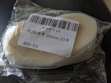 Cinta de sellado de costura impermeable de 20 metros, hierro en fusión en caliente, Telas recubiertas de PU de 2 capas, herramientas para exteriores, ropa deportiva, tienda de 20mm