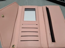 Grids-cartera de piel con borlas para mujer, billetera larga con cerrojo, multifunción, con monedero, 2021