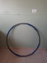 Aro deportivo extraíble para Fitness, 8 secciones de espuma, para gimnasio, culturismo, cintura estrecha, Aro para hacer ejercicio, equipo de Crossfit para interiores