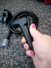 Handheld Bidet Sprayer-Set Diaper Cloth Hose-And-Holder Hygiene Black Baby with ABS