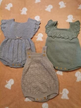 Monos de punto para bebé y niña, de Color caramelo ropa bonita para recién nacido, Body Infantil de 0 a 18 meses, trajes para niño