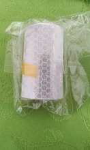 Cinta reflectante de seguridad para coche, cinta autoadhesiva brillante de advertencia, 5X100cm