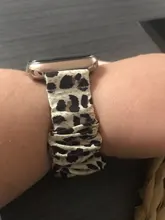 Scrunchie correa de reloj Apple watch banda 40mm 44mm 42mm 38mm 42mm nailon elástico Solo lazo pulsera brazalete de la serie 6 5 4 3 se banda