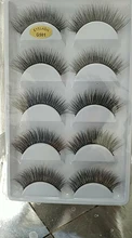 Multipack 3D Pelo de visón suave pesta?as postizas hechas a mano esponjosas pesta?as largas herramientas de maquillaje de ojos naturales Ojo de imitación las pesta?as 5 pares