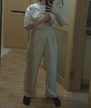 HOUZHOU-pantalones de pana de pierna ancha para mujer, pantalón de estilo coreano, suave, color rosa, de talla grande, negro, para primavera, 2021