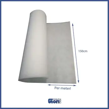 wadding per meter POLYESTER UPHOLSTERY FILLING padding, quilt, pillows, puppets, chairs and sofas h150cm soft and comfortable
wadding per meter POLYESTER UPHOLSTERY FILLING padding, quilt, pillows, puppets, chairs and sofas h150cm soft and comfortable
