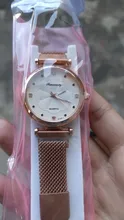 Conjunto de relojes con flores para mujer, pulsera de cuero, de cuarzo, informal, 2 uds.