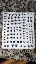Pegatinas de Ojos de dibujos animados de varios estilos, pegatinas de Anime para cara de muñeca, pegatinas de adhesivo de órgano, bricolaje, Chips de ojo de cristal, accesorios para muñecas de papel