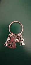 LLavero de microscopio de ciencia para medicina, llavero de equipo de microscopio para medicina, regalo escolar, joyería, Doctor Molecular, DNA, 1 Uds.