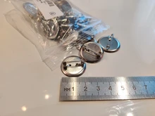 30 Uds astilla metálica Color 20 25 30 mm broche redondo Base cabujón espacios en blanco bandejas con pernos de La Broche camafeo cabujón Base ajuste