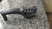 Afilador de cuchillos profesional, herramienta para afilar cuchillos de 3 etapas, tungsteno, diamante y cerámica