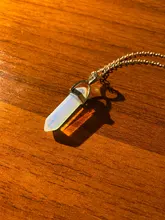 Colgante de cuarzo con forma de bala para mujer, colgante de piedra Natural con forma de bala, colgante de cristal rosa, joyería, gran oferta