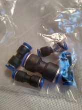 Accesorios Neumáticos Conector recto PU/PG 4-16mm OD manguera reductora 8-6mm plástico empuje en conector rápido Conexión de aire fontanería