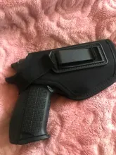 Funda de nailon suave y cómoda, funda de nailon con Clip de Metal, táctica, tipo de mano derecha, Revolver Glock Colt
