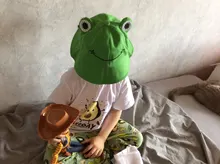 Sombrero de rana jirafa para bebé y niño, sombreros para niño o niña, sombrero Panamá, sombrero de dibujos animados para bebé, gorro para bebé y niñas