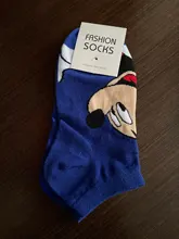 Calcetines tobilleros para mujer de algodón estilo Kawaii Disney Mickey Mouse, calcetín tobillero, verano 2020