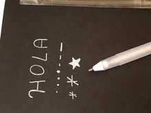 11 unids/lote 0,7mm marcador de pintura marcador permanente Graffiti metálico marcador plumas de plata de oro lápiz blanca escribiendo dibujo arte suministros